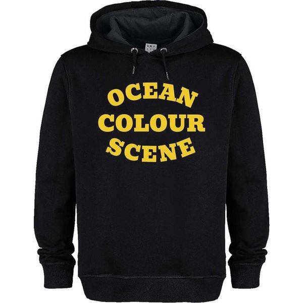 Amplified - Felpa Con Cappuccio Per Uomo/Donna Unisex, Logo GD4268 (3XL) (Nero)-image