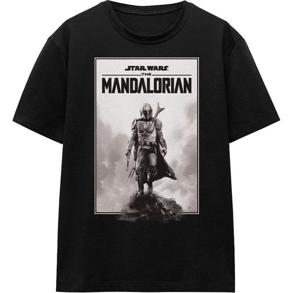 Star Wars: The Mandalorian - Maglietta Da Donna TV30319 (M) (Nero)-image