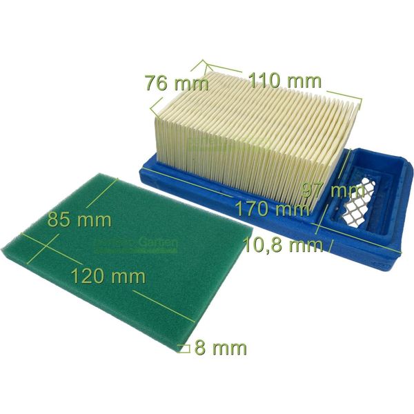Filtro Aria Per Wacker Bs 60-4 S 6021 6041 65-2 70 / SL1541 IA1541 Piastra Vibrante-image