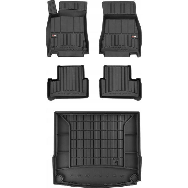 Tappetini 3D Set E Tappetino Per Bagagliaio Mercedes- A V177 Berlina Dal 2018- Zn-image