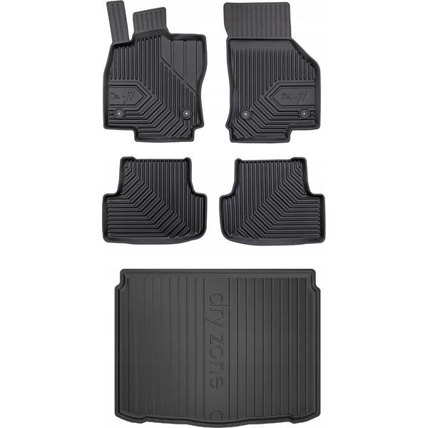 Set 77 Tappetini In Gomma E Tappetini Audi A3 8Y Sportback Dal 2020--image