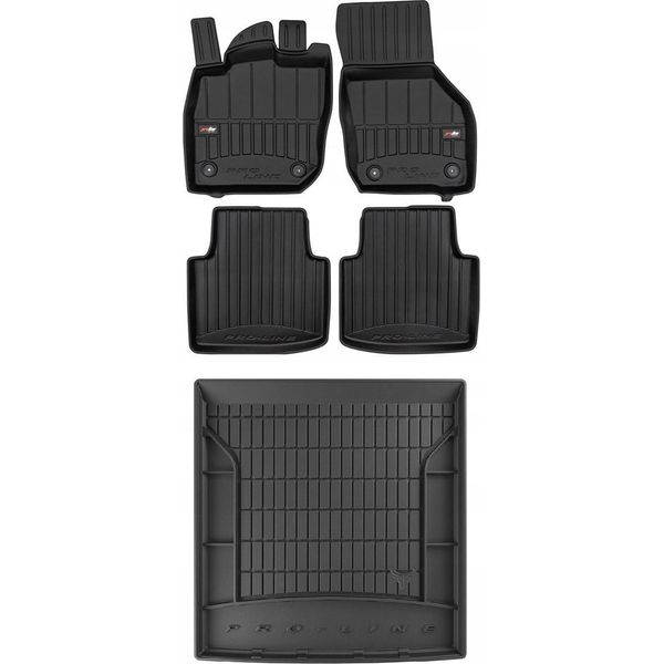 Set Di Tappetini In Gomma 3D Vw Passat B9 Mhev Station Wagon Dal 2023--image