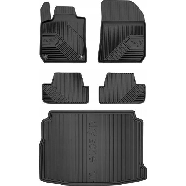 Set 77 Tappetini E Tappetini Peugeot 308 2 Hatchback 2013-2021-image