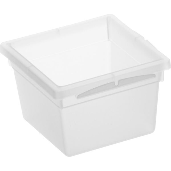 Rotho Basic Scatola Di Organizzazione Modulare 8X8 Cm Per Cassetti, Plastica (Pp) Senza Bpa, Trasparente, (8,0 X 8,0 X 5,0 Cm)-image