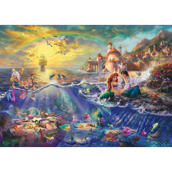 1000 Pezzi Schmidt Spiele Puzzle Thomas Kinkade Disney Arielle 59479-image