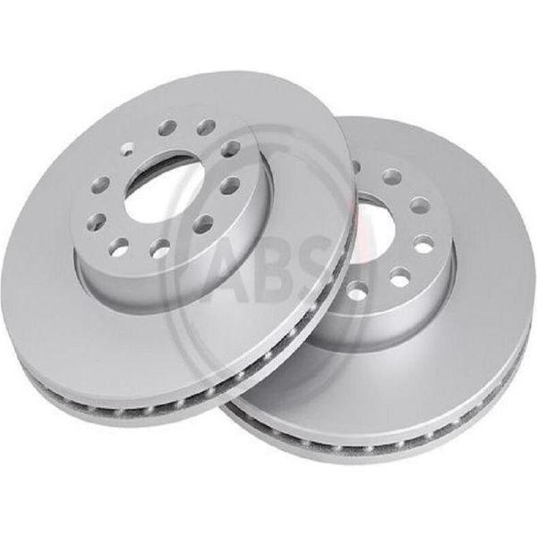 2X Disco Freno A.B.S. 17521 Per Vw Golf V Hatchback (1K1) Touran (1T1 1T2)-image