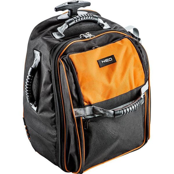 Neo Tools Zaino Porta Attrezzi Borsa Porta Attrezzi Zaino Artigiano - 35,5 X 24,5 X 25 Cm Su Ruote-image