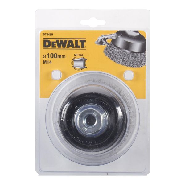 Dewalt TopfbüRste Gewellt 100 Mm M14 DT3489-QZ)-image
