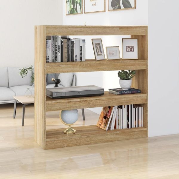 Maison Exclusive - Libreria/Divisorio In Rovere Sonoma 100X30X103 Cm-image
