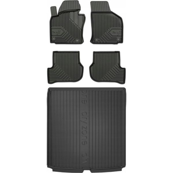 Set 77 Tappetini E Tappetini Skoda Octavia 2 Station Wagon 2004-2013-image