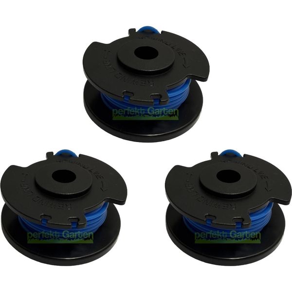 Bobina Di Filo 3X Per Ryobi RLT1825 1830 1831 1832 2925 AC14RL3 310917001 Decespugliatore-image