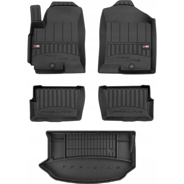 Set Di Tappetini In Gomma 3D Kia Soul 1 Xl 2008-2013 G-image