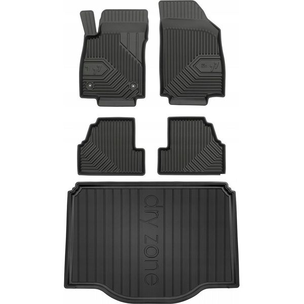 Set 77 Tappetini E Tappetini Opel Mokka A 2012-2019-image