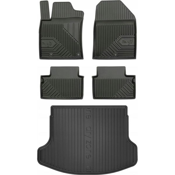 Set 77 Tappetini E Tappetini Hyundai I30 3 Fastback Dal 2017--image