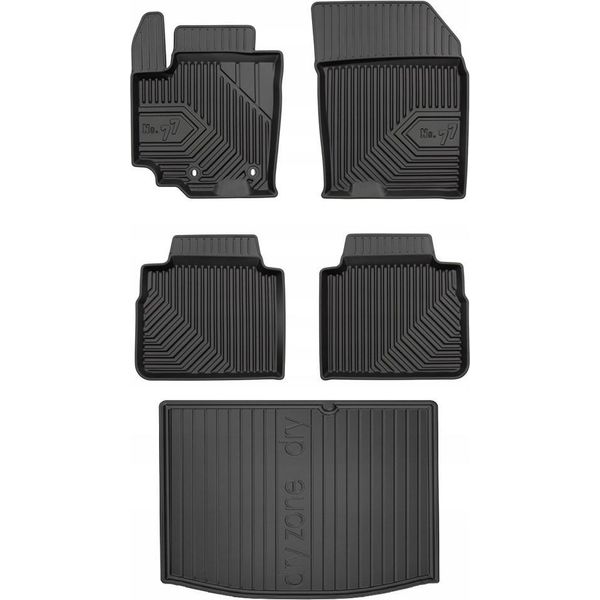 Set 77 Tappetini E Tappetini Suzuki SX4 S-Cross 2013-2016 D-image