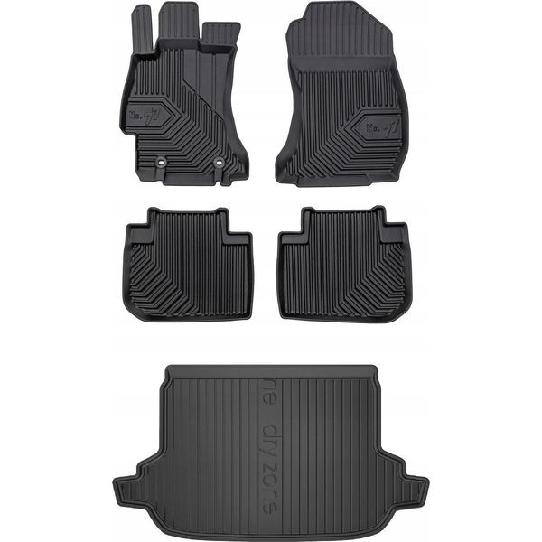 Set 77 Tappetini E Tappetini Subaru Forester 4 2012-2018-image