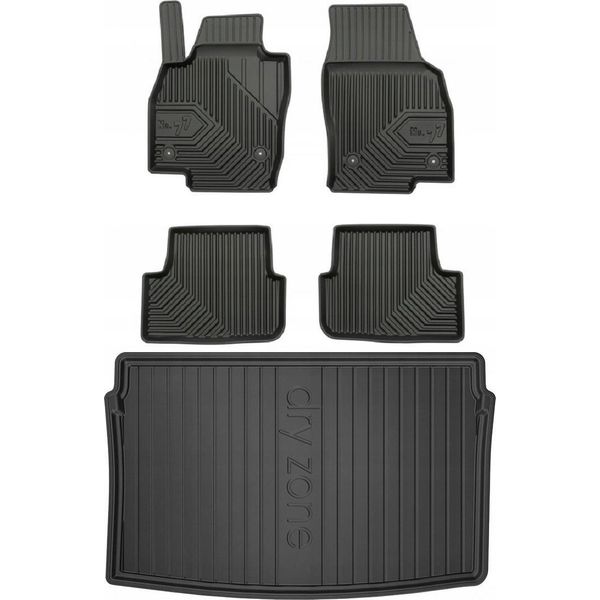 Set 77 Tappetini E Tappetini Seat Ibiza 5 Hatchback Dal 2017--image