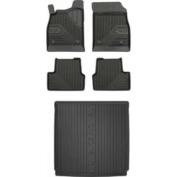 Set 77 Tappetini E Tappetini Opel Astra J Station Wagon 2009-2020-image
