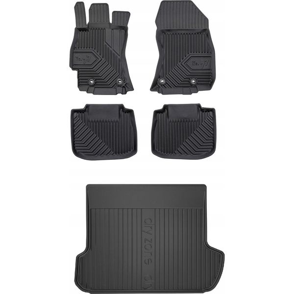 Set 77 Tappetini E Tappetini Subaru Outback 5 Station Wagon 2014-2019-image