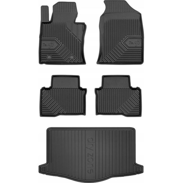 Set 77 Tappetini E Tappetino Ssangyong Tivoli 2015-2019 D-image