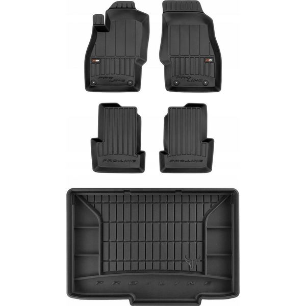 Set Di Tappetini In Gomma 3D Opel Corsa E Hatchback 2014-2019 D-image