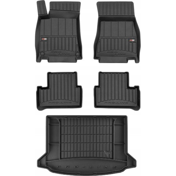 Set Di Tappetini In Gomma 3D Mercedes A W177 Hb Dal 2018- Zn-image