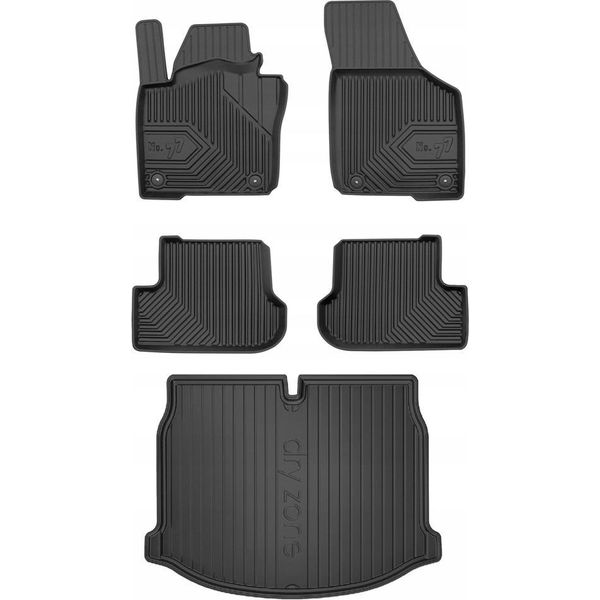 Set 77 Tappetini E Tappetini Per Vw Beetle Hatchback 2011-2019-image
