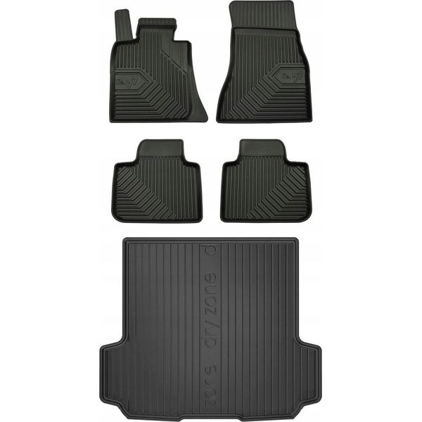 Set 77 Tappetini In Gomma E Tappetini Bmw Serie 6 Gt G32 2016--image