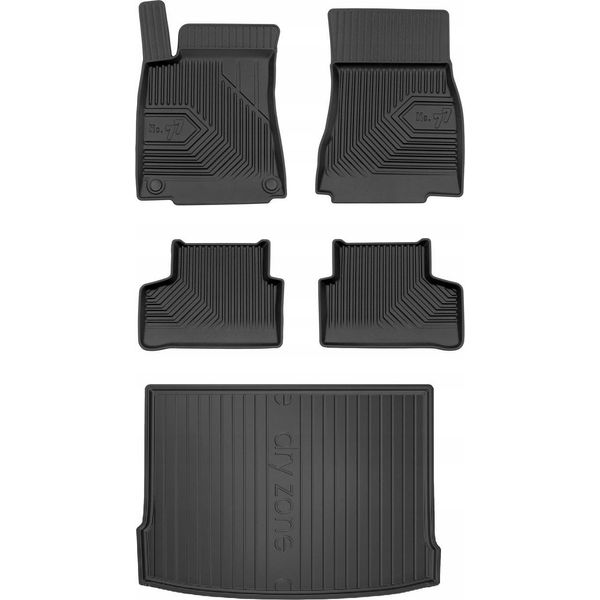 Set 77 Tappetini In Gomma E Tappetini Mercedes-Benz Gla H247 Dal 2019- G-image