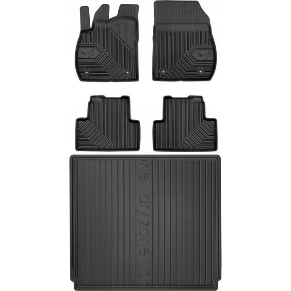 Set 77 Tappetini E Tappetini Opel Zafira C 2012-2019 5 Posti-image