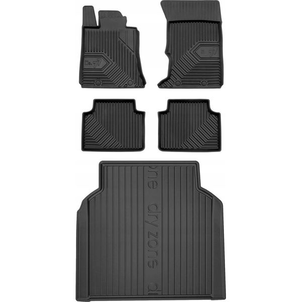 Set 77 Tappetini In Gomma E Tappetini Alfa Romeo Giulia Awd Berlina Dal 2016-image