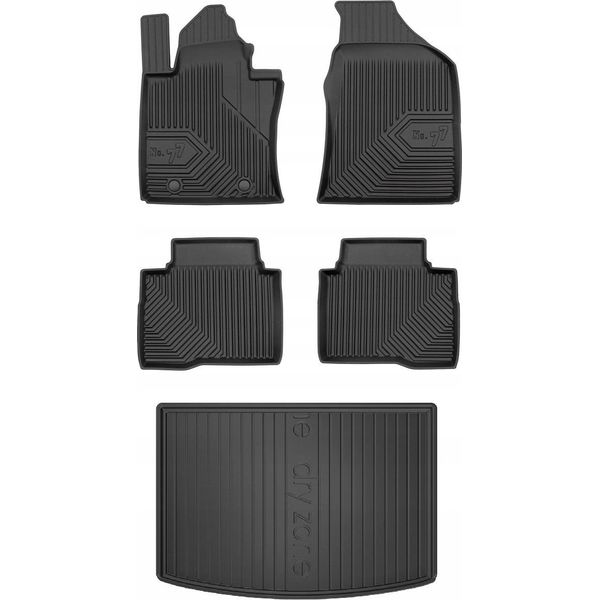 Set 77 Tappetini In Gomma E Tappetini Ssangyong Korando 4 Dal 2019- G-image