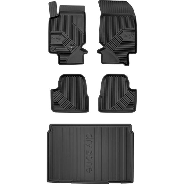 Set 77 Tappetini In Gomma E Tappetini Peugeot 208 2 Hb Dal 2019-Kz-image