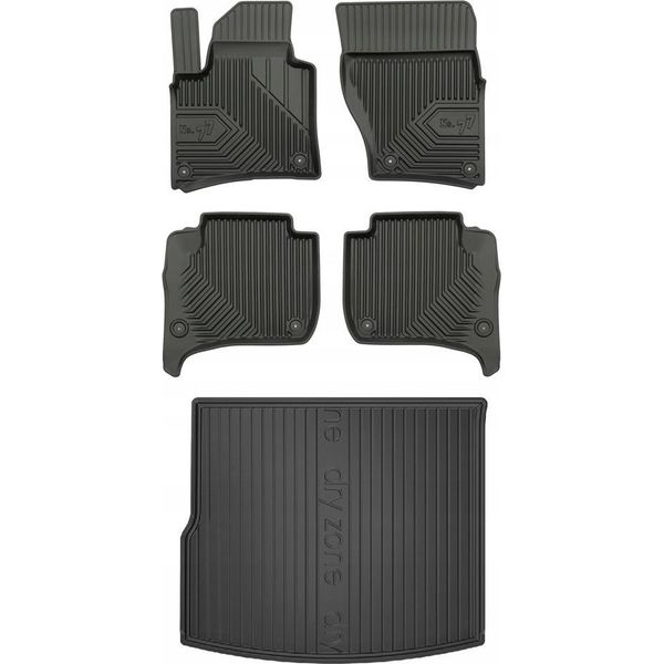 Set 77 Tappetini E Tappetini Vw Touareg 2 2010-2018-image