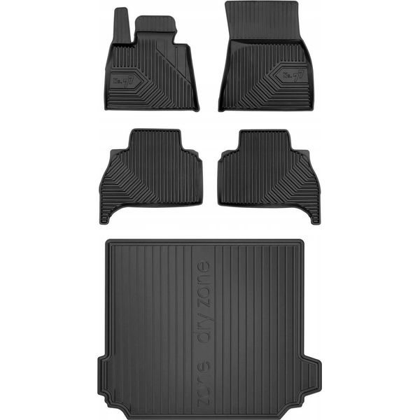 Set 77 Tappetini In Gomma E Tappetini Bmw X5 G05 Dal 2018-image