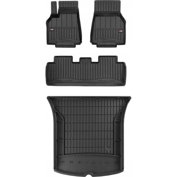 Set Di Tappetini In Gomma 3D Tesla Model Y Dal 2020 In Poi - G Tb-image