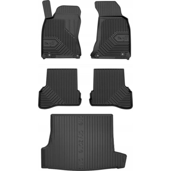 Set 77 Tappetini E Tappetini Vw Passat B5 Berlina 1996-2005-image