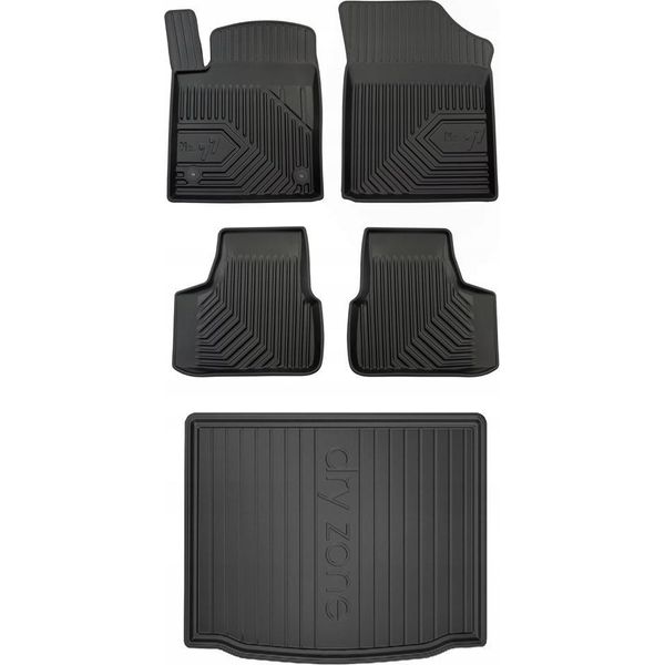 Set 77 Tappetini E Tappetini Vw Up Hatchback Dal 2011--image