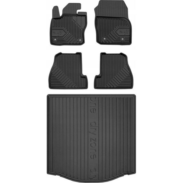 Set 77 Tappetini E Tappetini Ford Focus Mk3 Berlina 2010-2019-image