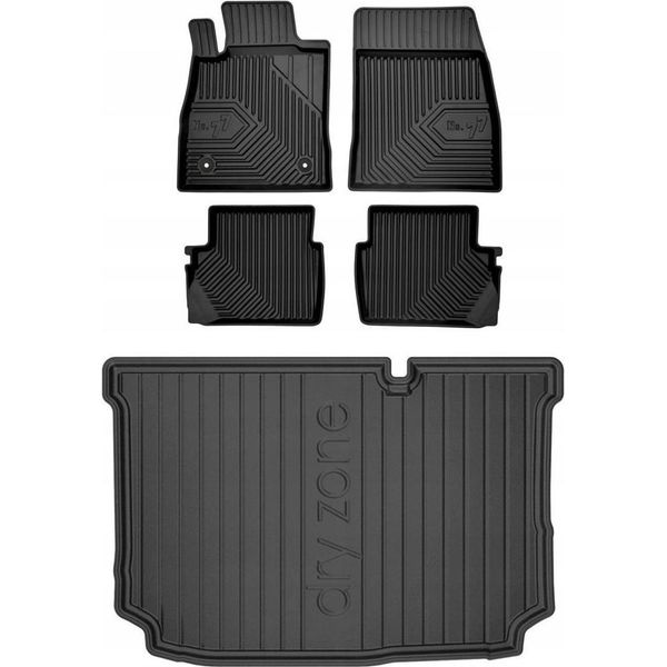 Set 77 Tappetini E Tappetini Ford Fiesta Mk8 Active Hatchback 2017-2023 G-image