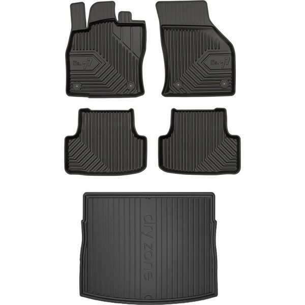 Set 77 Tappetini E Tappetini Vw Golf 7 Hatchback 2012-2020 G-image
