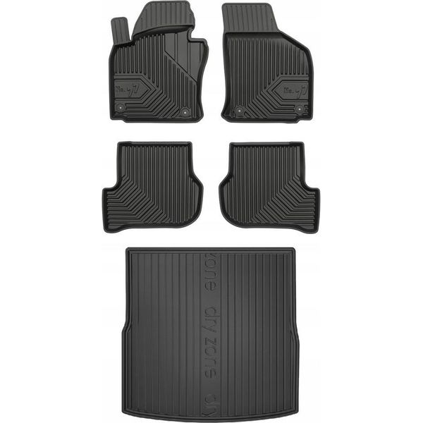 Set 77 Tappetini E Tappetini Vw Golf 6 Variant 2008-2016-image