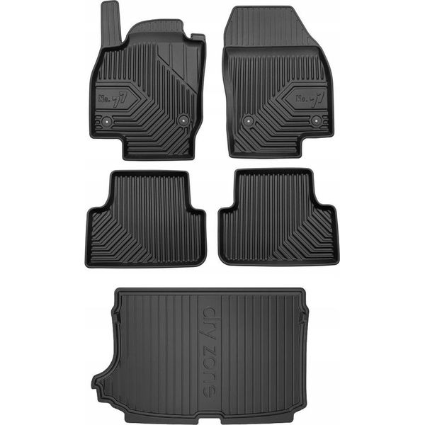 Set 77 Tappetini E Tappetini Vw T-Cross Dal 2018--image