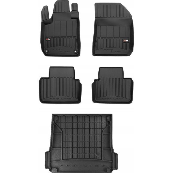 Set Di Tappetini In Gomma 3D Peugeot 308 2 Station Wagon 2013-2021 Zw-image