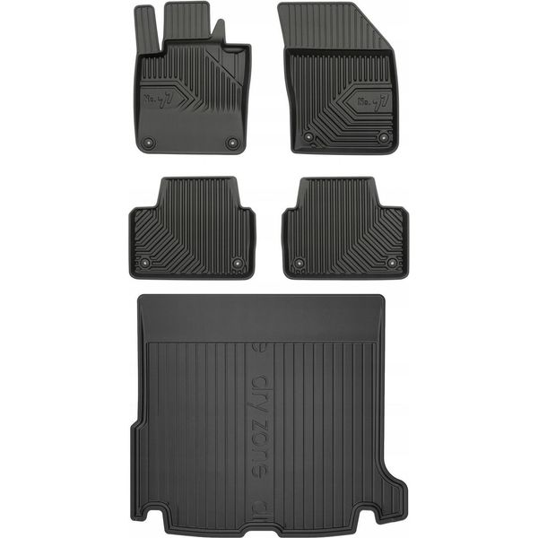 Set 77 Tappetini In Gomma E Copertura Volvo V60 2 Dal 2018--image