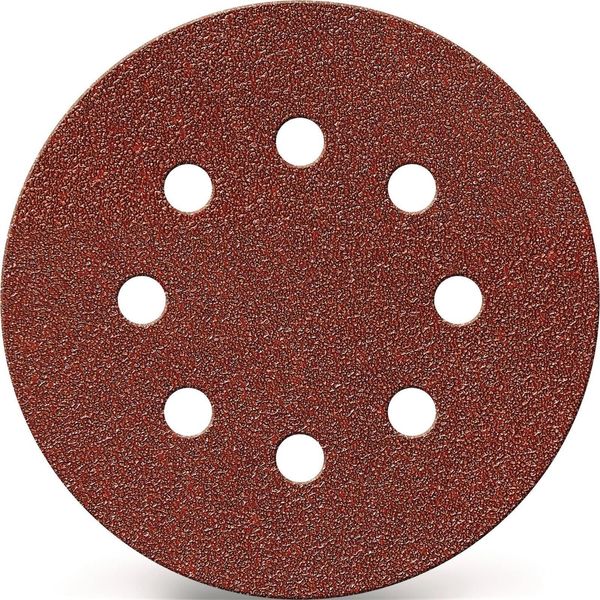 Disco Abrasivo Gls 5 125 Mm Grana 40 Per Legno / Metallo Corindone Numero Di Fori 8-image