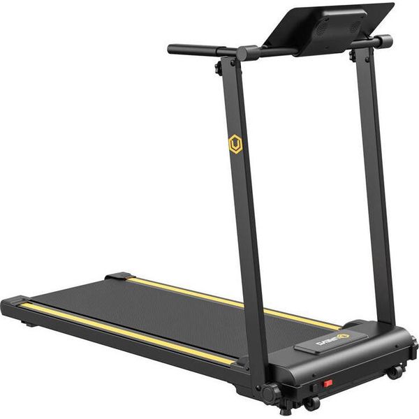 Urevo Foldi Mini Tapis Roulant Elettrico Pieghevole (Nero E Arancione)-image