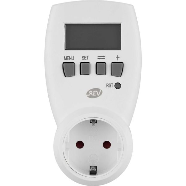 Rev Misuratore Digitale Compatto Dei Costi Energetici Bianco-image