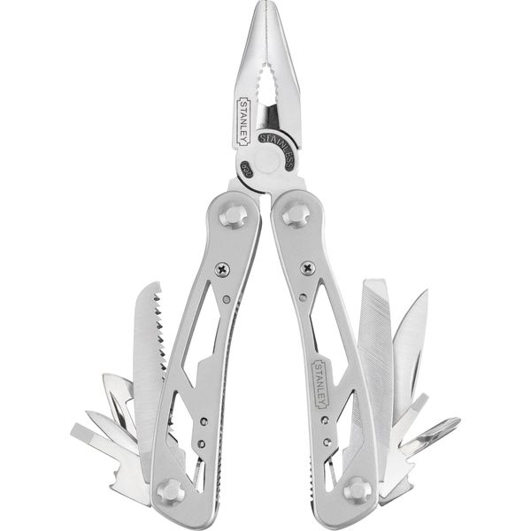 Stanley 0-84-519 Multi Tool Pliers 12 Tools Stainless Steel-image