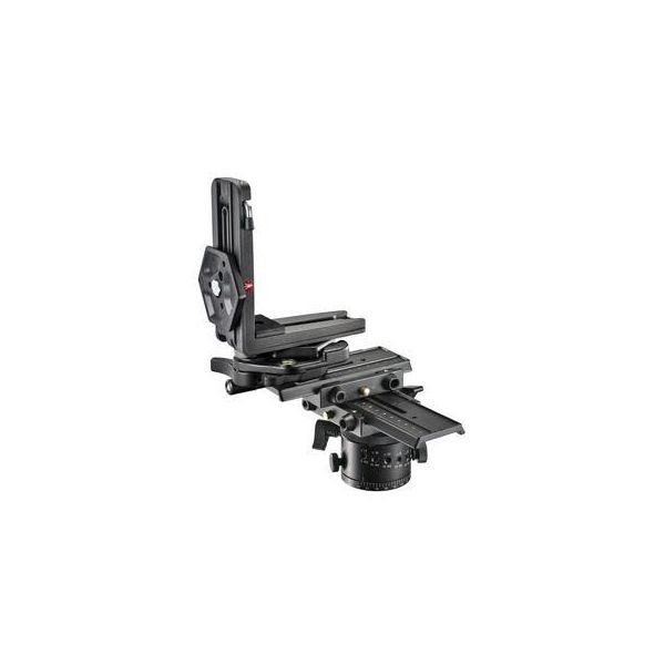 Manfrotto Mh 057 A 5 Testa Per Treppiede In Alluminio Nero 3/8" Testa Panoramica"-image